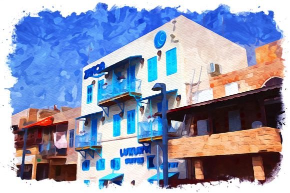 Acre Middle East Watercolor Illustrations for Crafters & Etsy Sellers