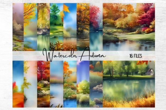 Autumn Watercolor Backgrounds: A Visual Designer’s Take on Seasonal Blog Graphics