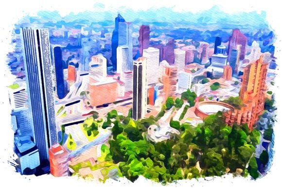 Bogota South America Watercolor: A Designer’s Take on This Lush Illustration