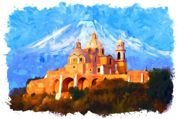 Chihuahua South America Watercolor Illustrations for Local Branding