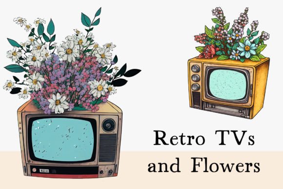Retro TVs and Flowers Watercolor: A Brand Designer’s Review for Real Business Use