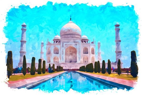 Taj Mahal Asia Watercolor: A Designer’s Review for Branding & Commercial Use