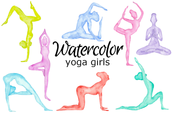 Watercolor Yoga Girls Clipart: A Designer’s Real-World Review