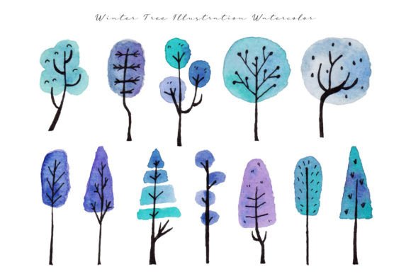 Winter Tree Watercolor Illustration: A Brand Designer’s Review for Marketing & Visual Storytelling