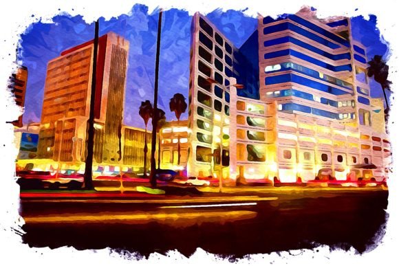 Zimbabwe Africa Watercolor Illustrations for Creative Sellers
